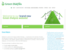 Tablet Screenshot of greendialysis.org